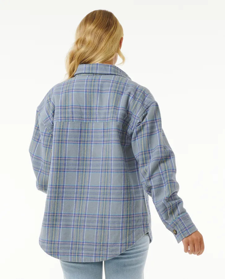 Rip Curl - High Tide Soft Flannel - Mineral Blue