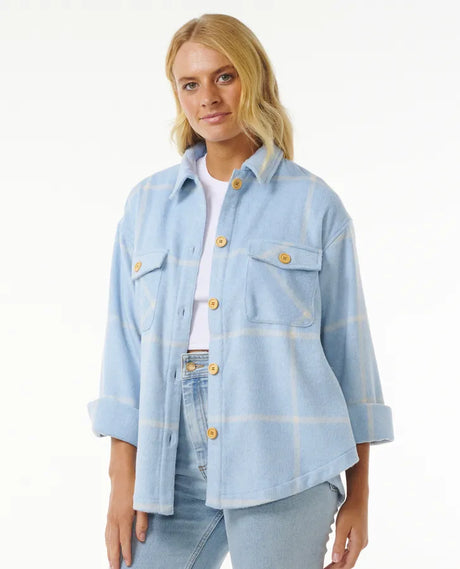 Rip Curl - THE SEARCH FLANNEL SHIRT | LIGHT BLUE