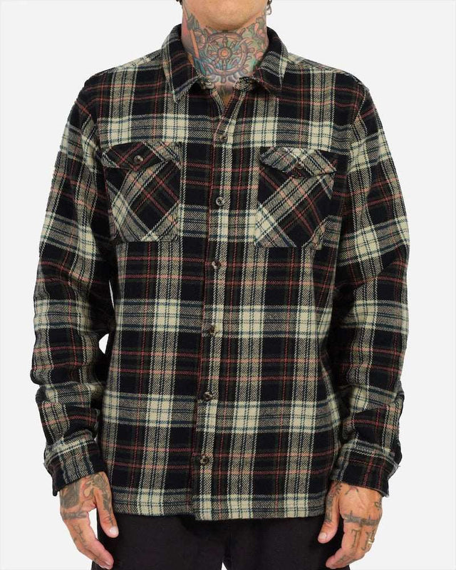 Lost - Evasive Flannel Shirt | Black