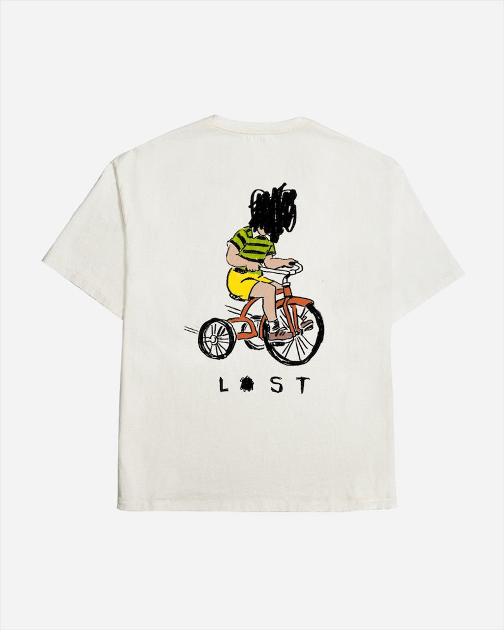 Lost - Tricycle Boxy Tee | Vintage White