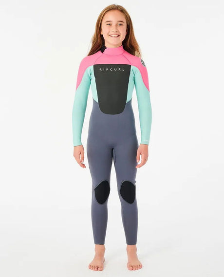 Rip Curl - Groms Omega 3/2 Back Zip Wetsuit | Pink -  - Married to the Sea Surf Shop - 