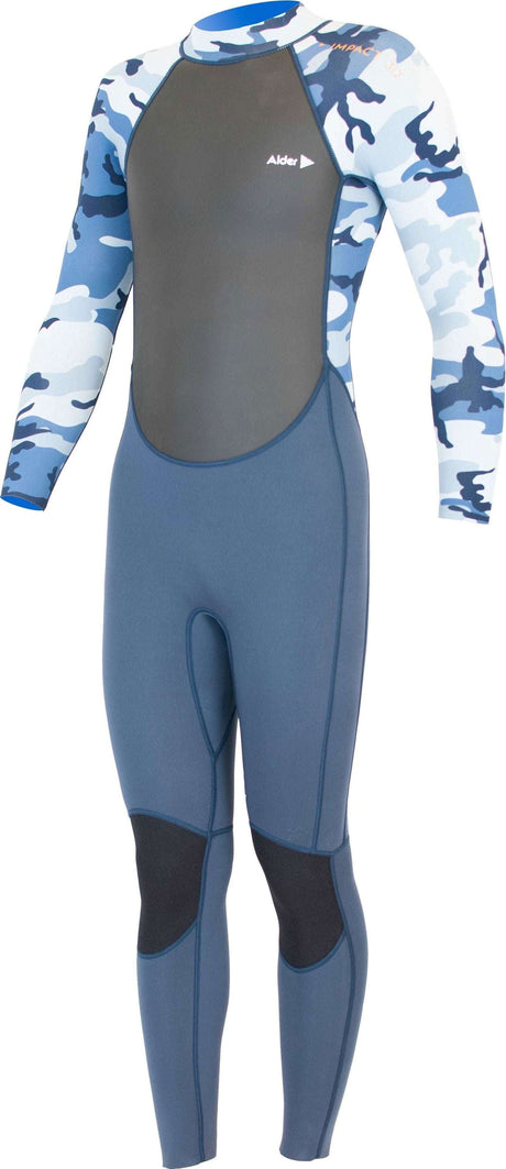 Alder - Junior Impact Fullsuit 3/2mm | Blue Camo -  - Married to the Sea Surf Shop - 