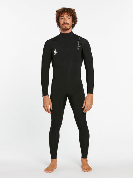 Volcom - Modulator 3/2mm Chest Zip Wetsuit | Black -  - Married to the Sea Surf Shop - 