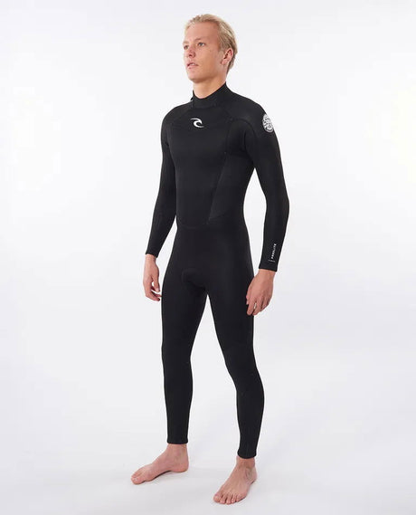 Rip Curl - Freelite Long-Sleeve 3/2mm GB Back Zip Wetsuit | Black -  - Married to the Sea Surf Shop - 