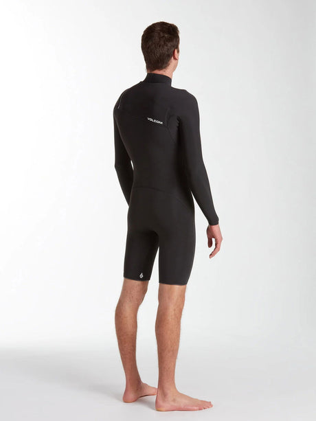 Volcom - Men’s 2/2mm Long-Sleeve Spring Wetsuit | Black -  - Married to the Sea Surf Shop - 