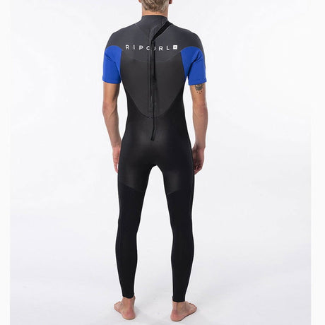 Rip Curl - Mens Omega 3/2mm Short-Sleeve Back Zip Wetsuit | Blue -  - Married to the Sea Surf Shop - 