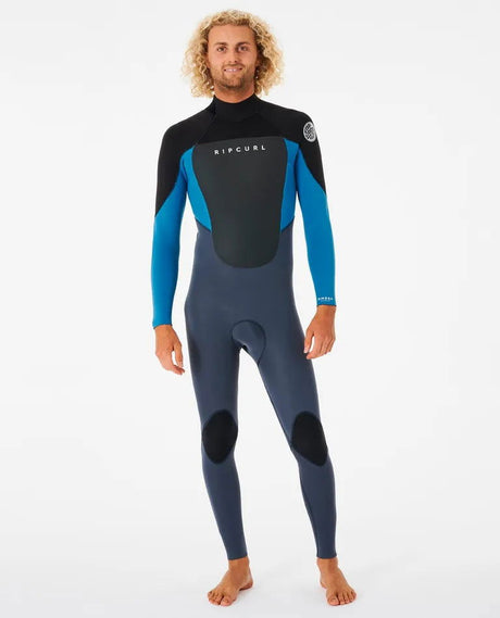 Rip Curl - Mens 4/3 Back Zip Steamer Wetsuit | Blue -  - Married to the Sea Surf Shop - 