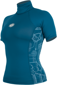 Alder - Cruz Womens Short-Sleeve Rash Vest - Alder - Married to the Sea Surf Shop