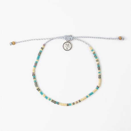 Anklet - Teal Bead- Pineapple Island - Pineapple Island - Married to the Sea Surf Shop