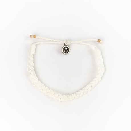 BYAP - Braided Surf  - Bracelet - White - Pineapple Island - Married to the Sea Surf Shop