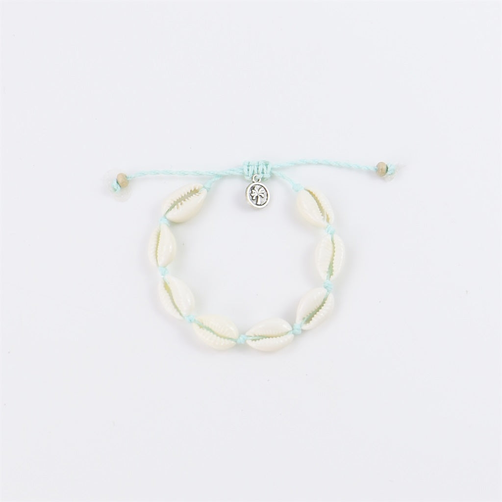 Bracelet - Cowrie Shell Turquoise  - Pineapple Island - Pineapple Island - Married to the Sea Surf Shop