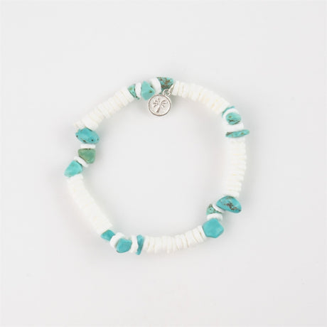 Bracelet - Puka Bead Turquoise  - Pineapple Island - Pineapple Island - Married to the Sea Surf Shop