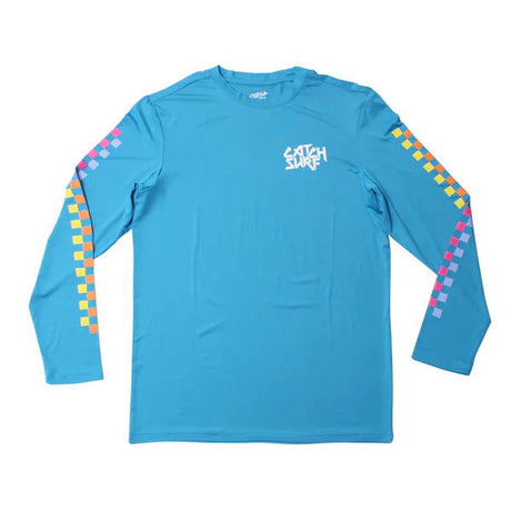 Catch Surf - Old School Long-Sleeve Surf Shirt | Royal Blue -  - Married to the Sea Surf Shop - 