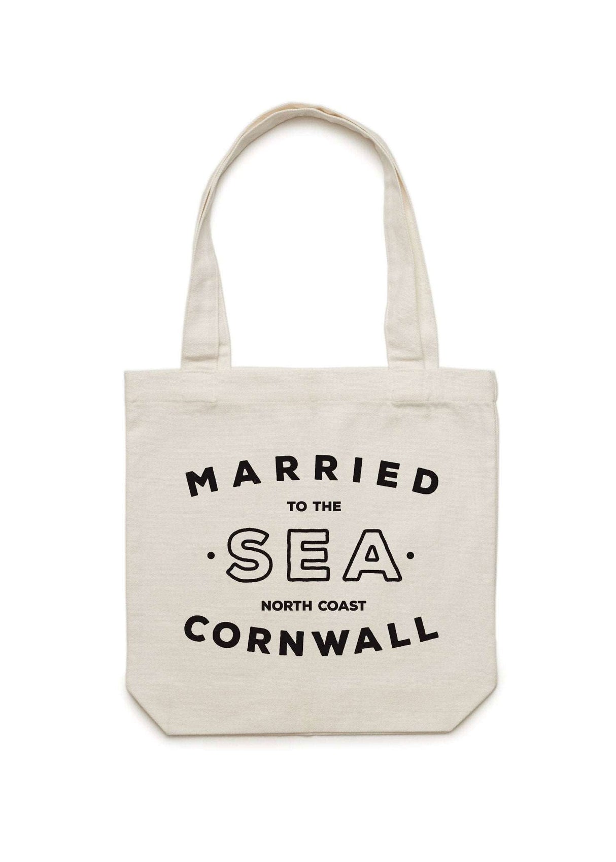 College Tote Bag | Natural -  - Married to the Sea Surf Shop - 