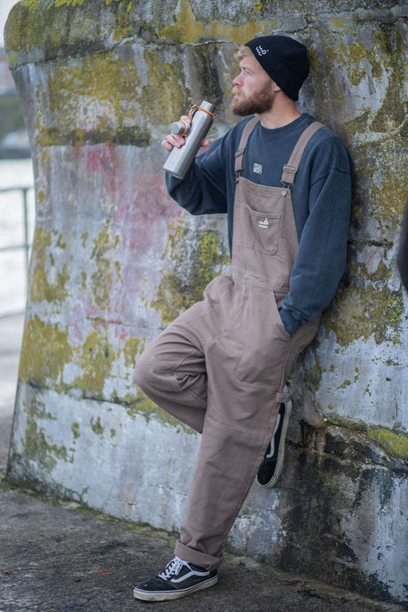 Setty - Duck Canvas Dungaree  - Walnut