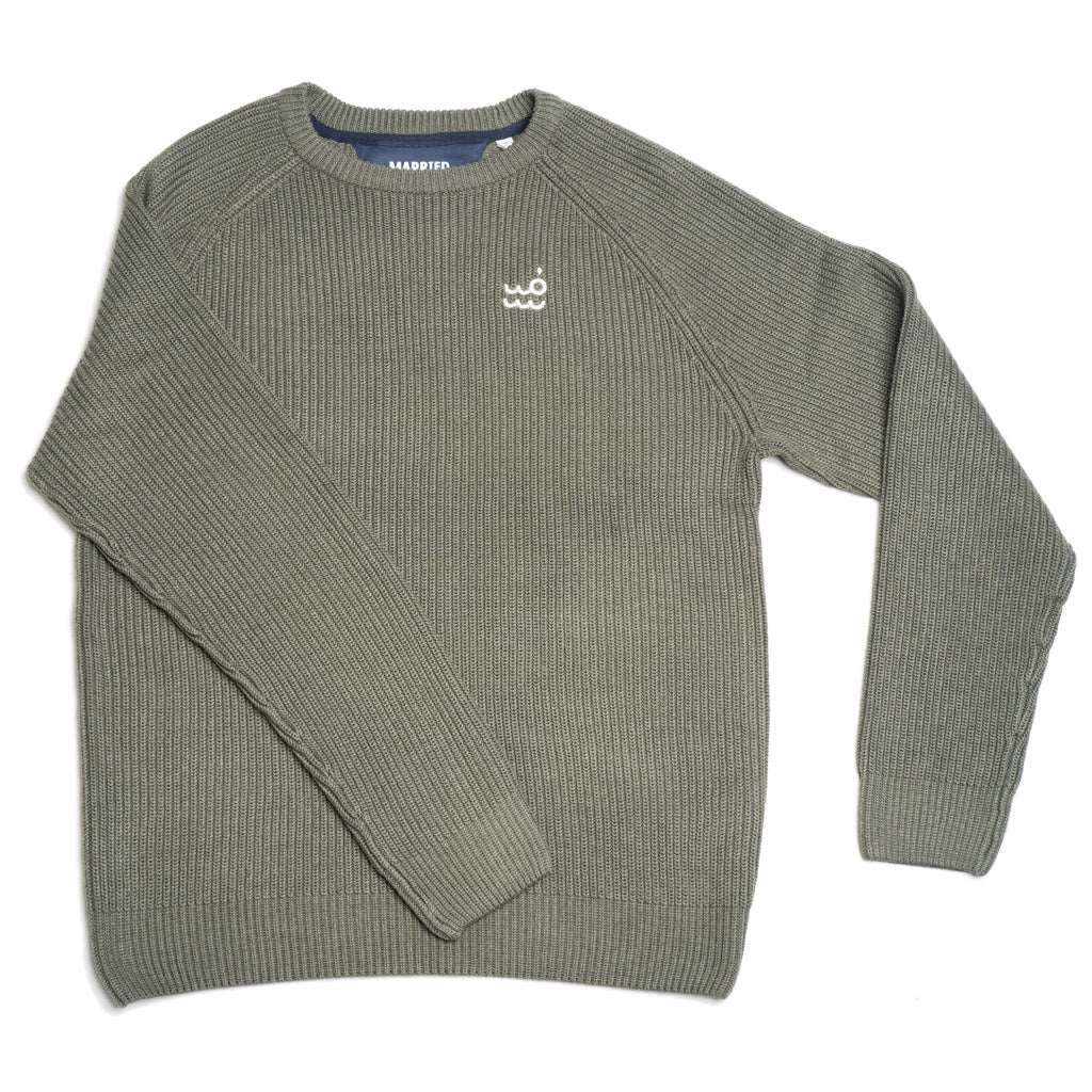 Setty Chunky Knit Sweatshirt | Khaki