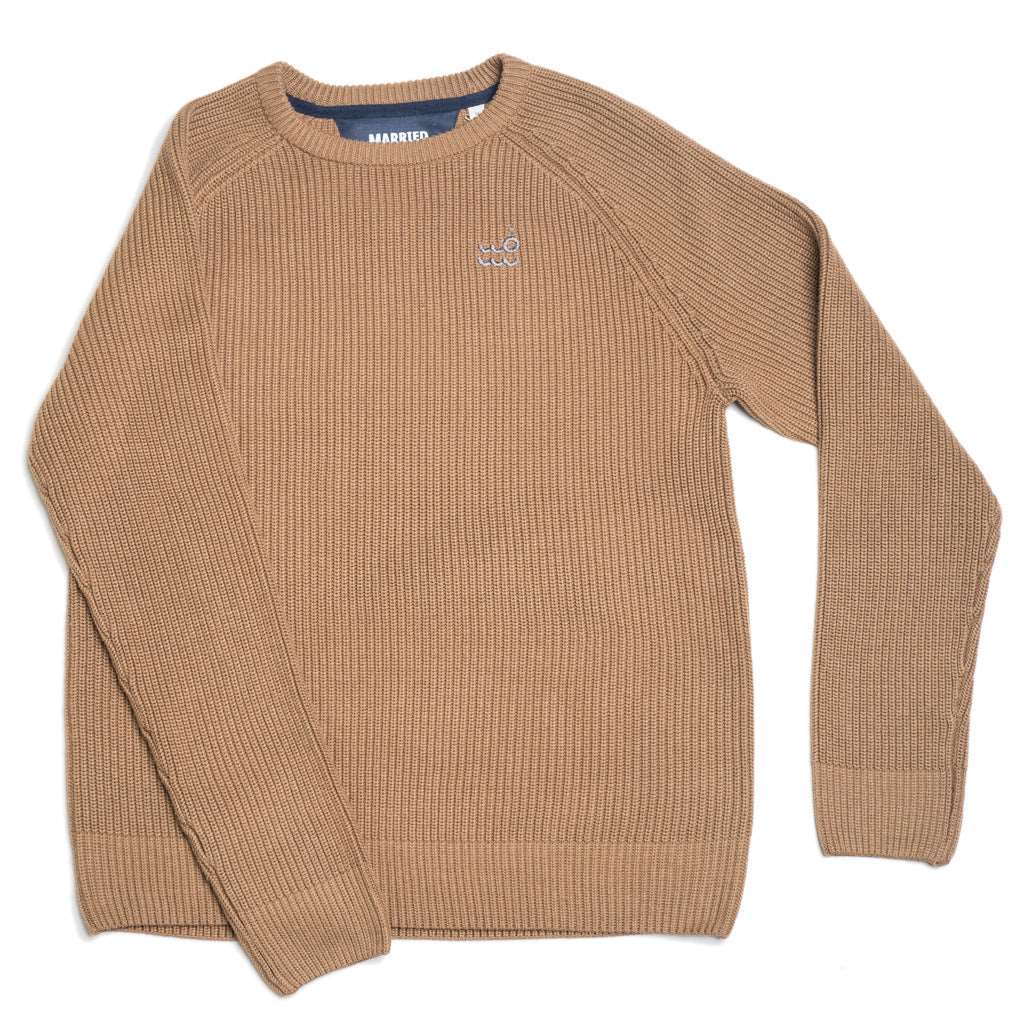 Setty Chunky Knit Sweatshirt | Toffee