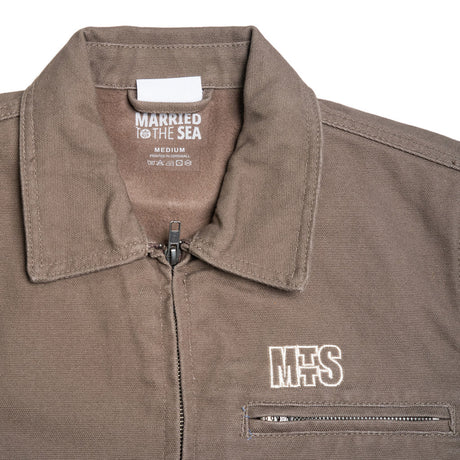 Setty Canvas Heavy Jacket | Walnut