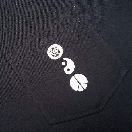 Karma Skull Pocket Tee | Black