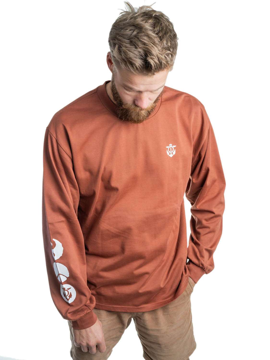 Karma Long-Sleeve T-Shirt | Clay