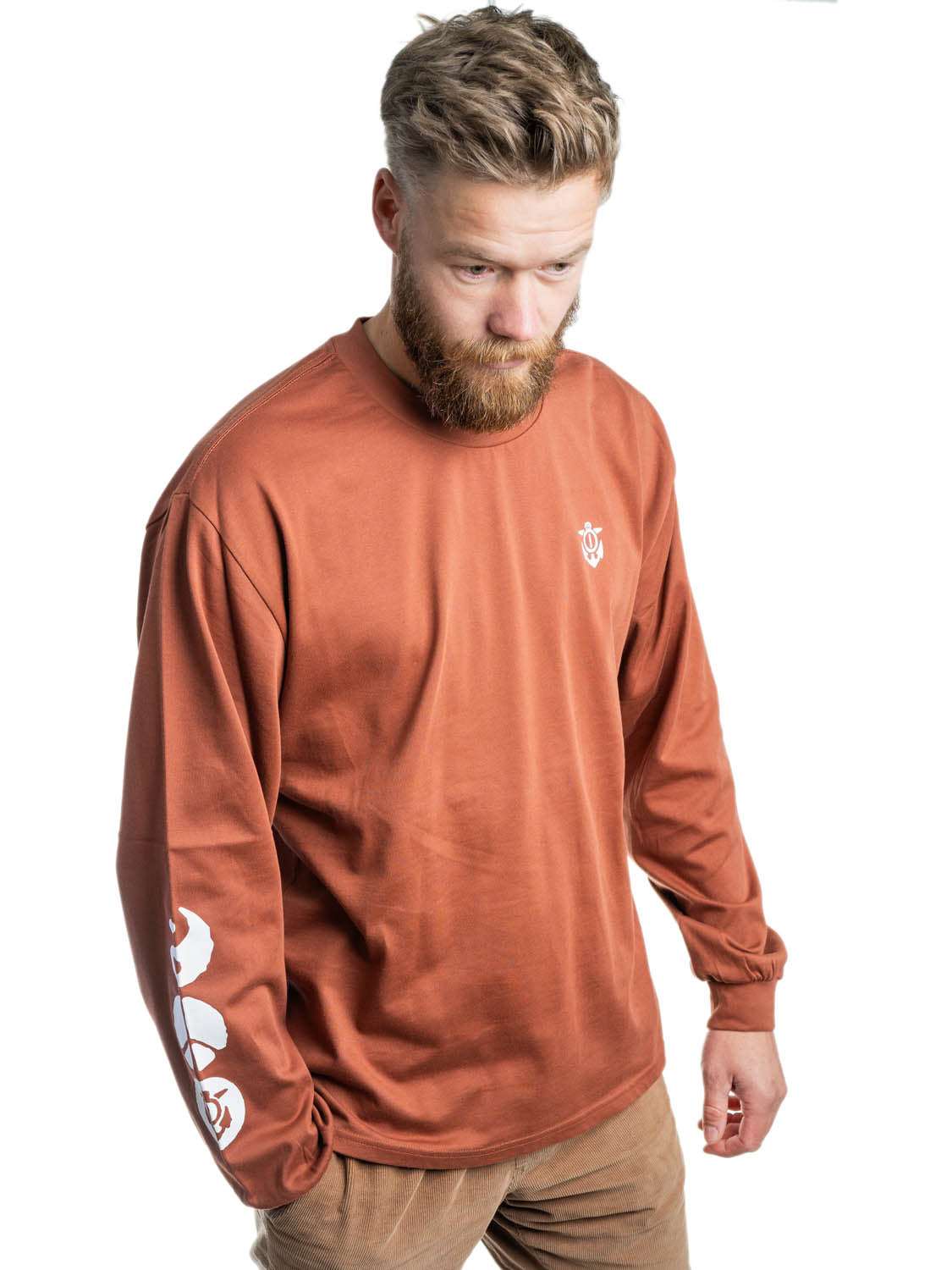 Karma Long-Sleeve T-Shirt | Clay