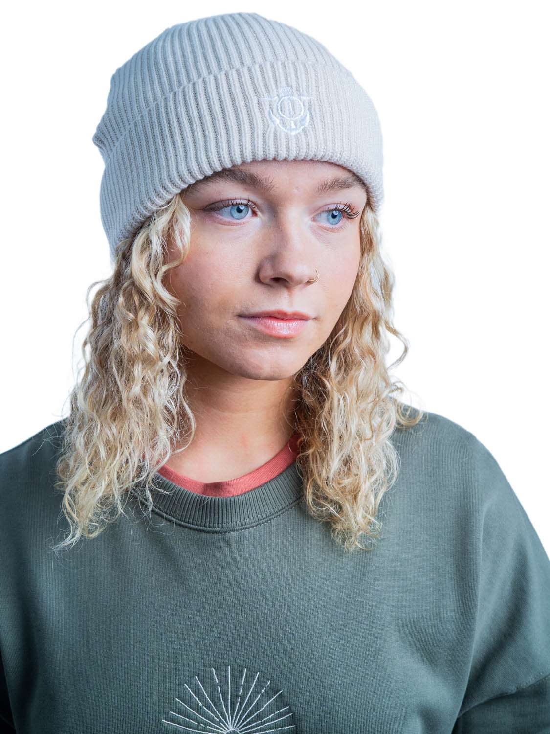 Anchor Fisherman Beanie Natural