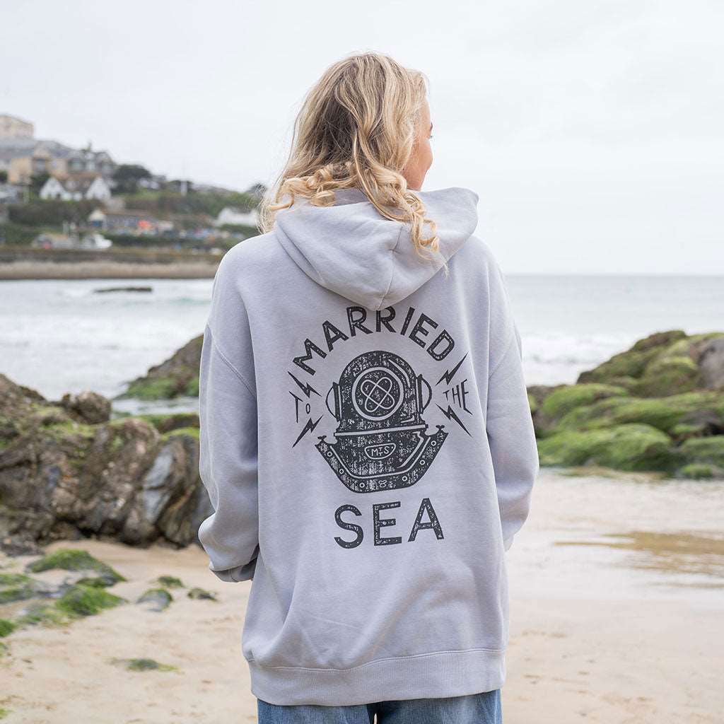 Diver Faded Hood | Powder Blue -  - Married to the Sea Surf Shop - 