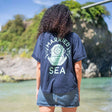 Diver Ladies Cropped T-Shirt | Navy -  - Married to the Sea Surf Shop - 