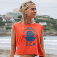 Diver Ladies Cropped Tank Top | Washed Paprika -  - Married to the Sea Surf Shop - 