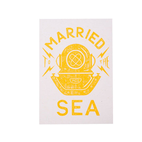 Diver Print Fluro | Orange -  - Married to the Sea Surf Shop - 