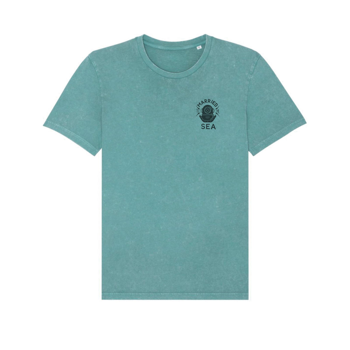 Diver T-Shirt | Teal Monstera -  - Married to the Sea Surf Shop - 