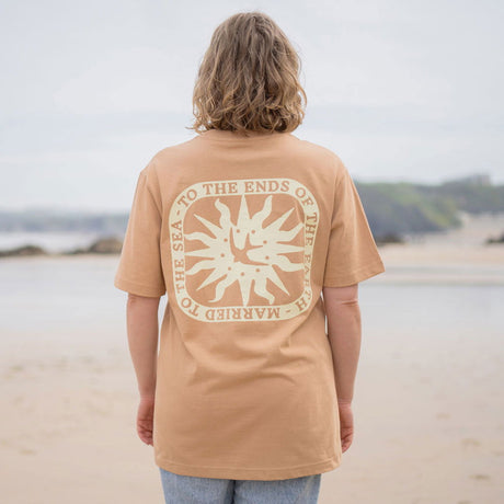 Ends of the Earth T-Shirt | Latte -  - Married to the Sea Surf Shop - 