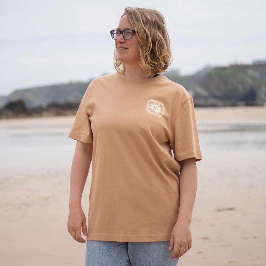 Ends of the Earth T-Shirt | Latte -  - Married to the Sea Surf Shop - 