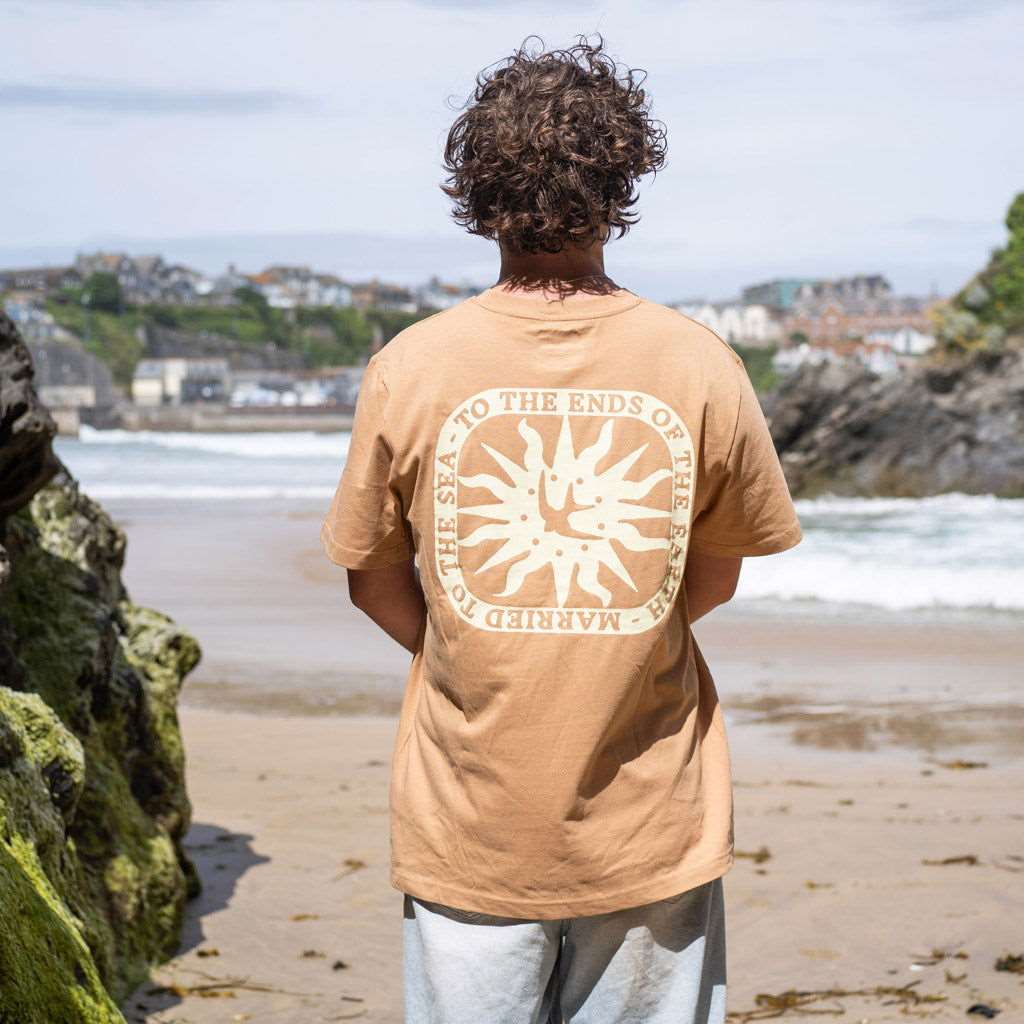 Ends of the Earth T-Shirt | Latte -  - Married to the Sea Surf Shop - 