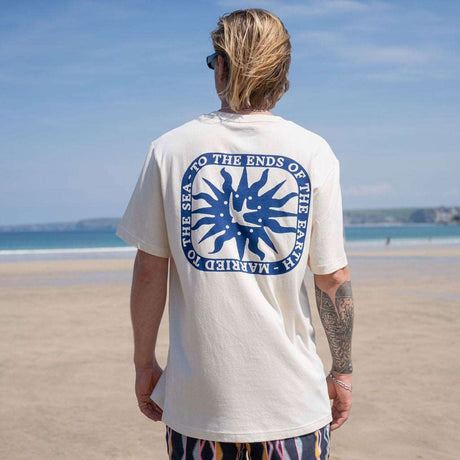 Ends of the Earth T-Shirt | Natural Raw -  - Married to the Sea Surf Shop - 