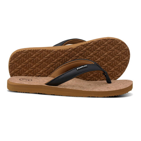 GOLDIE EARTH - WOMENS FLIP FLOPS - LATTE BROWN - Foamlife - Married to the Sea Surf Shop