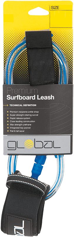 Global - Surfboard Leash 8ft - Global - Married to the Sea Surf Shop