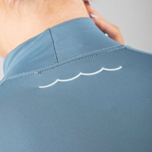 Gul - Womens UV Protection Short Sleeve Rash Vest | Blue/Grey -  - Married to the Sea Surf Shop - 