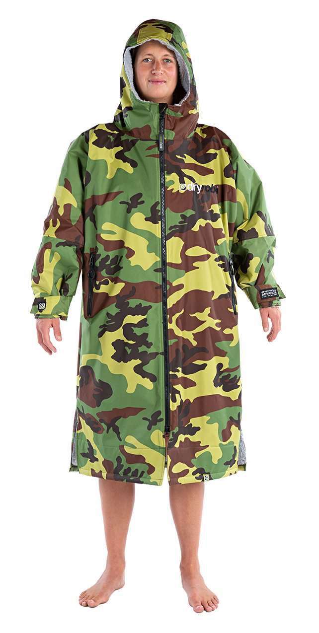 Dryrobe Advance - Camo/Grey | Long Sleeve -  - Married to the Sea Surf Shop - 