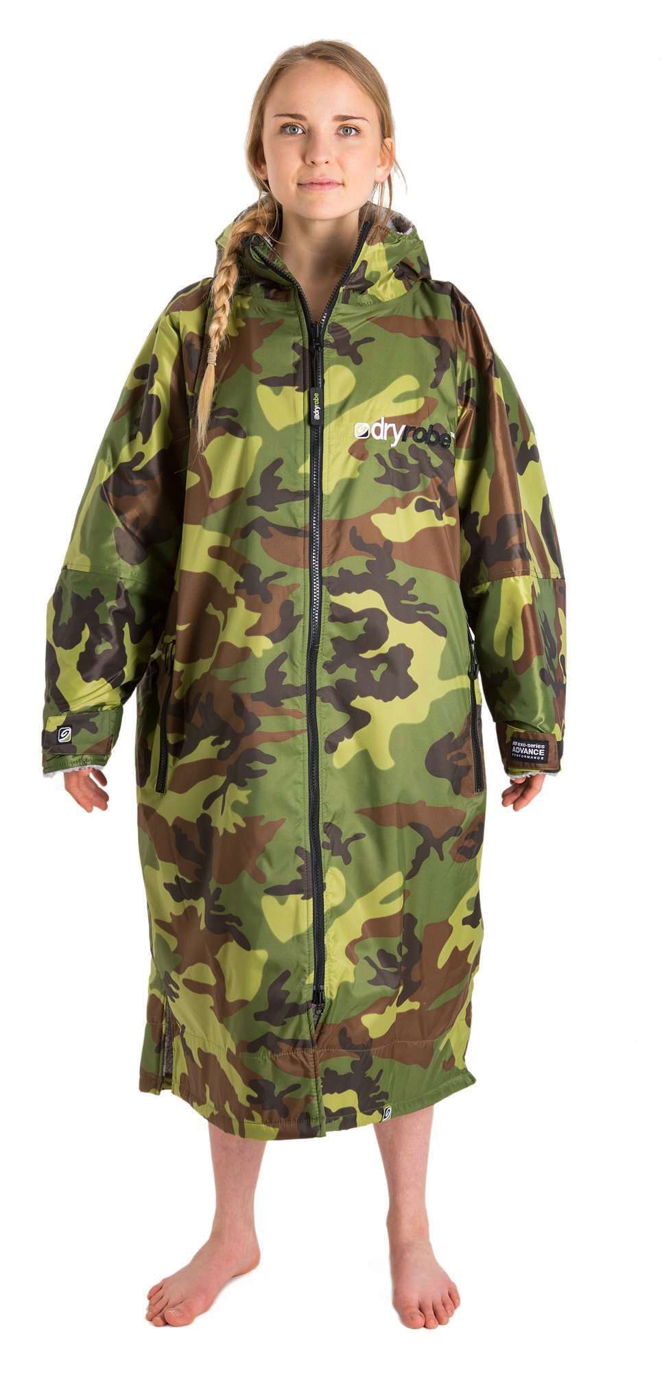 Dryrobe Advance - Camo/Grey | Long Sleeve -  - Married to the Sea Surf Shop - 