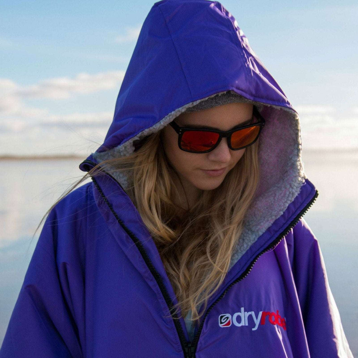 Dryrobe Advance - Purple/Grey | Long Sleeve -  - Married to the Sea Surf Shop - 