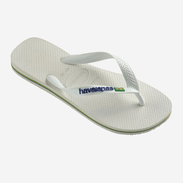 Havaianas Brasil Logo FC- White - Havaianas - Married to the Sea Surf Shop