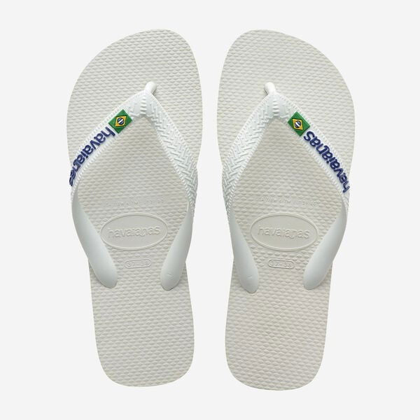 Havaianas Brasil Logo FC- White - Havaianas - Married to the Sea Surf Shop