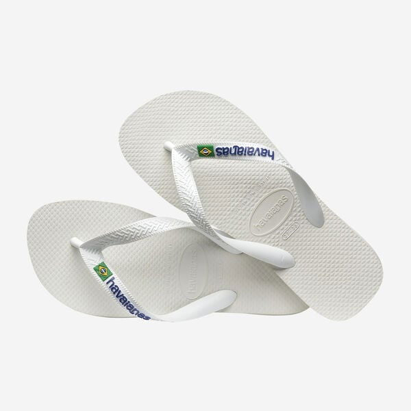 Havaianas Brasil Logo FC- White - Havaianas - Married to the Sea Surf Shop