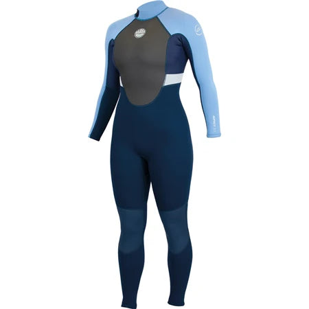 Alder - Women’s Impact 3/2 Wetsuit - Graphite/Blue