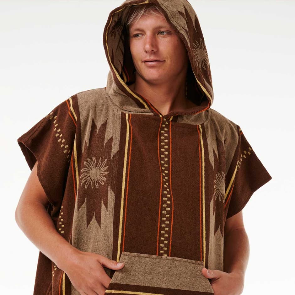 Rip Curl - Searchers Hooded Towel Poncho | Chocolate