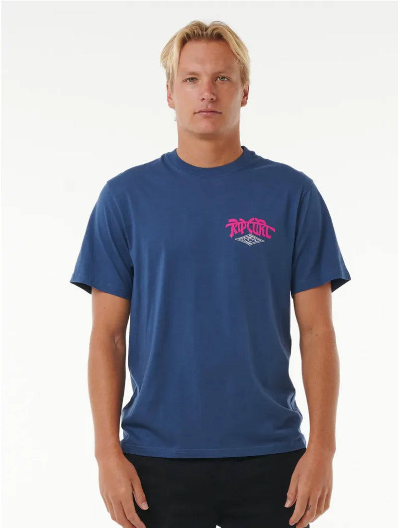 Rip Curl - Shred Til Dead Tee | Navy