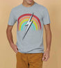 Lightning Bolt - Rainbow T-Shirt | Grey -  - Married to the Sea Surf Shop - 