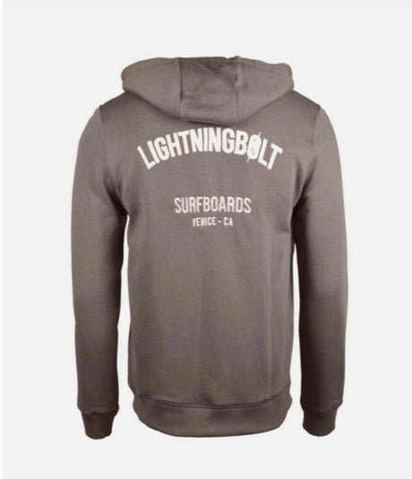 Lightning Bolt - Surfboard Zip Hoodie  | Brindle -  - Married to the Sea Surf Shop - 