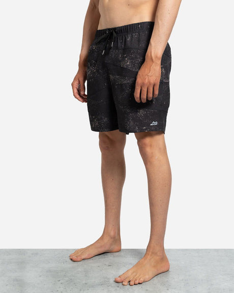 Lost - Paneled Beachshorts | Wash Black -  - Married to the Sea Surf Shop - 